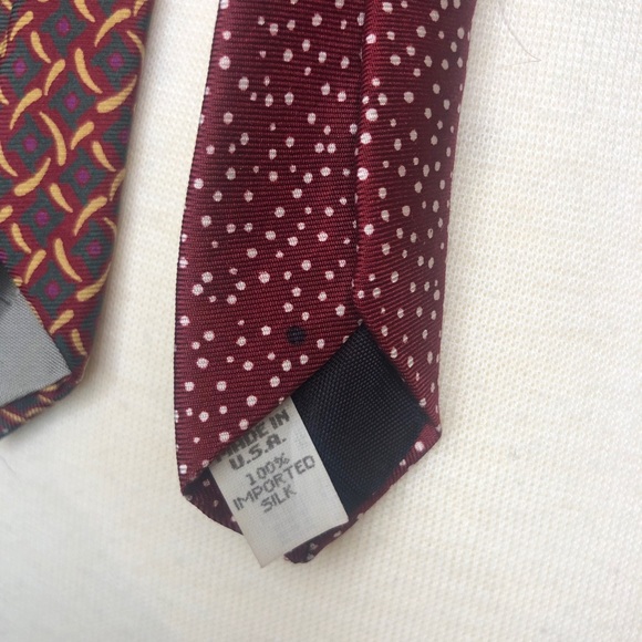 Oscar de la Renta and Christian Dior Luxury traditional  silk ties. - Picture 14 of 16